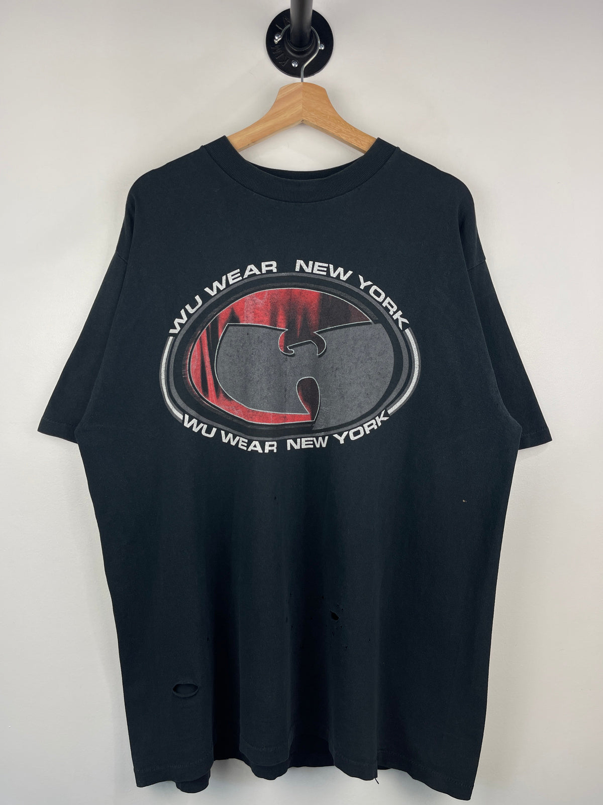 Vintage 90s Wu Tang Wu Wear New York Black Rap Tee