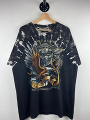 Vintage Legendary Of Motorcycles Eagle Studded Black Tee
