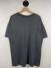 Vintage 90s Truckers Only Concrete Cowboys Trucking Faded Black Tee