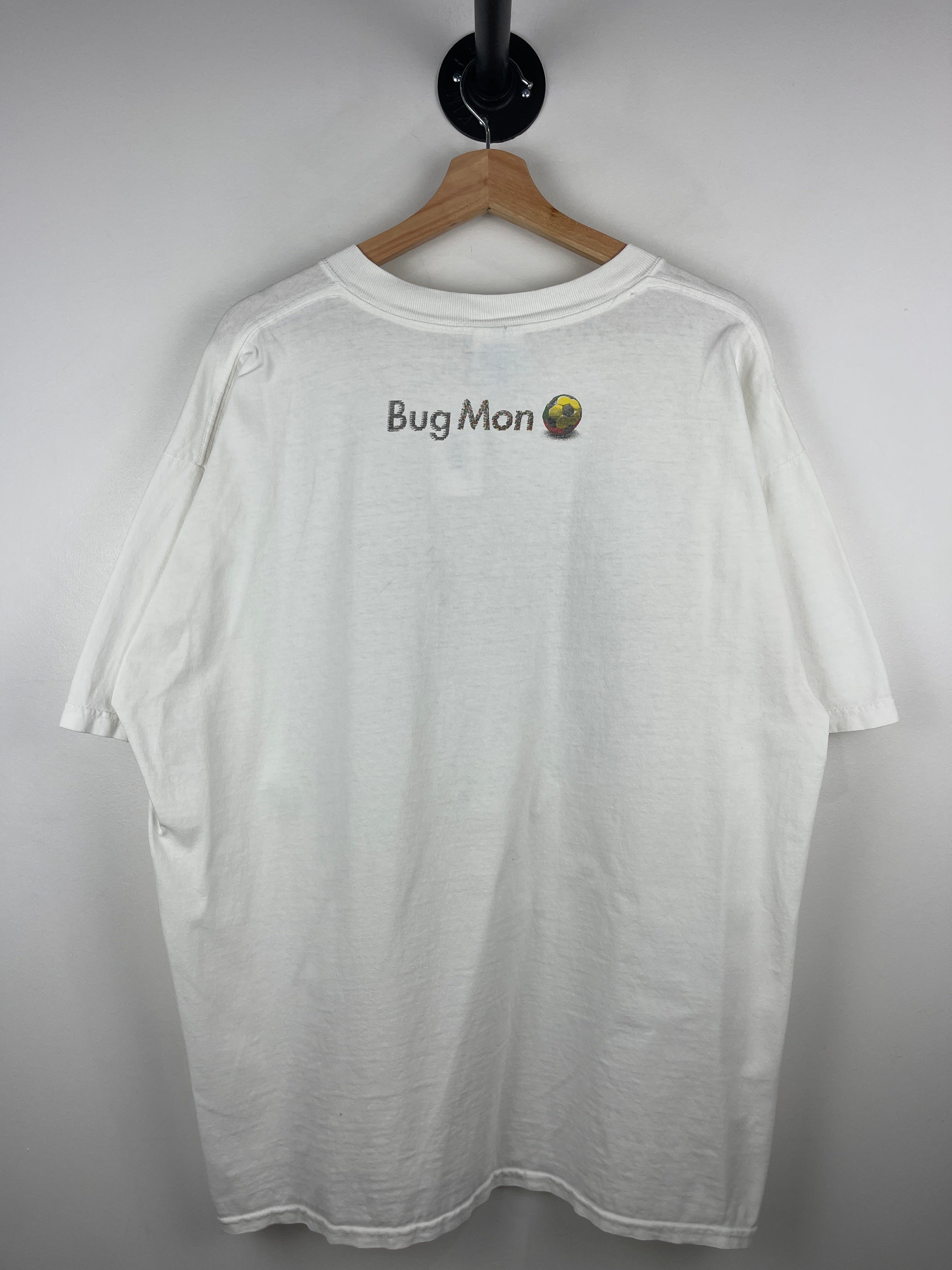 Vintage 90s Volkswagen Beatle Bug Mon Jamaica White Tee