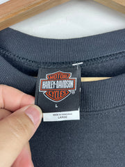 Vintage Harley Davidson Tried And True Black Crewneck