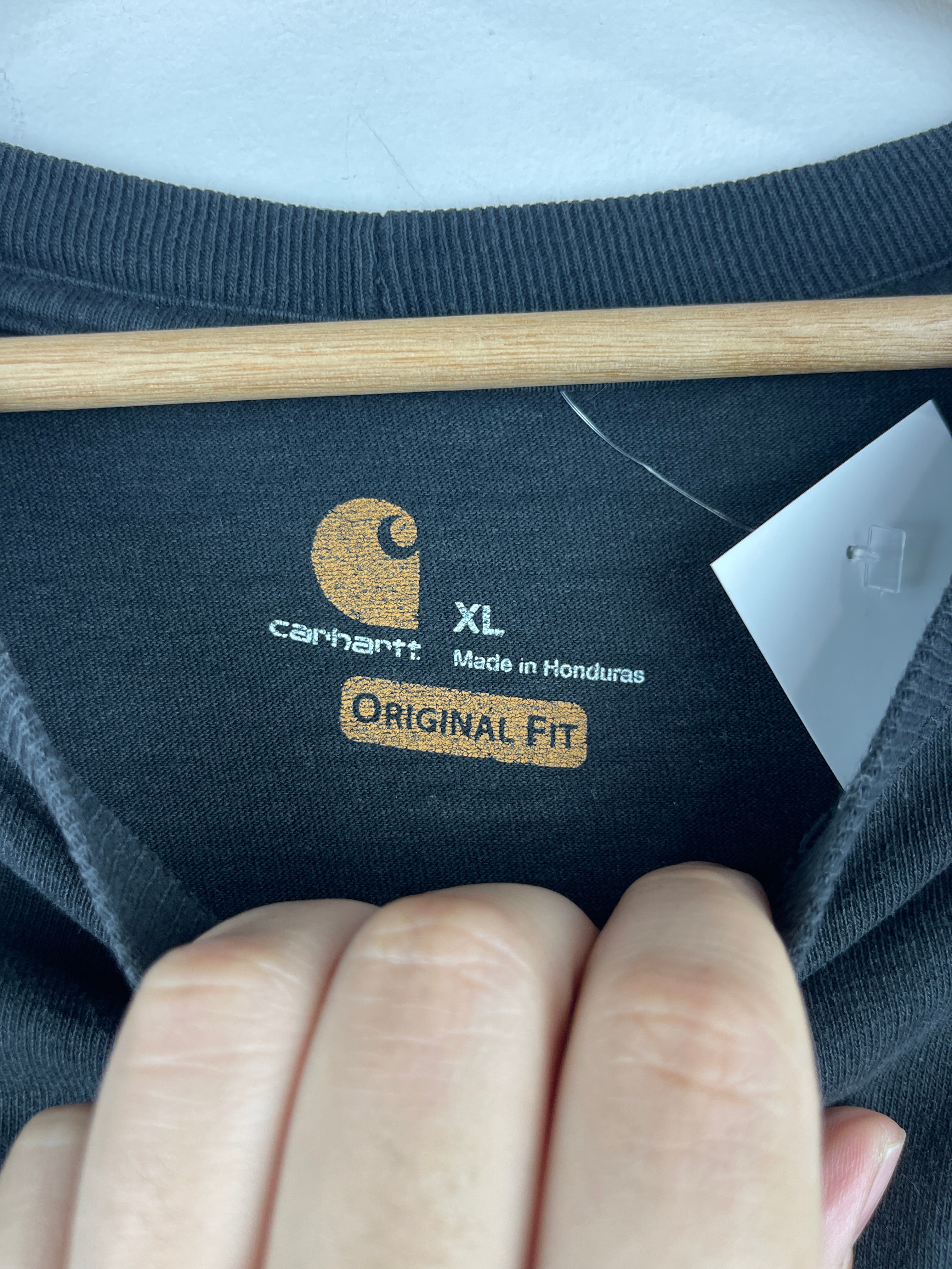 Vintage Carhartt Black Pocket Long Sleeve