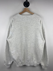 Vintage 90s Sumo Wrestling National Sport Festival Grey Crewneck