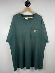 Vintage Carhartt Thrashed Green Pocket Tee