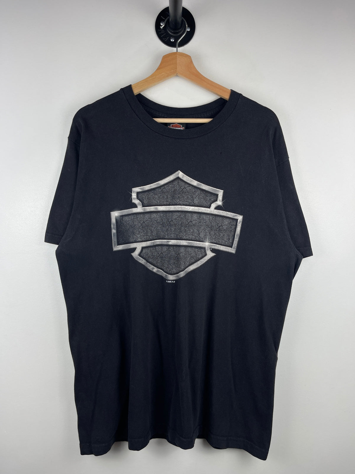 Vintage Harley Davidson Chrome Bloomington DC Black Tee