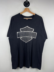 Vintage Harley Davidson Chrome Bloomington DC Black Tee