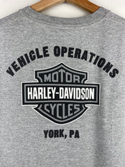 Vintage Harley Davidson Eagle Pennsylvania Grey Tank Top