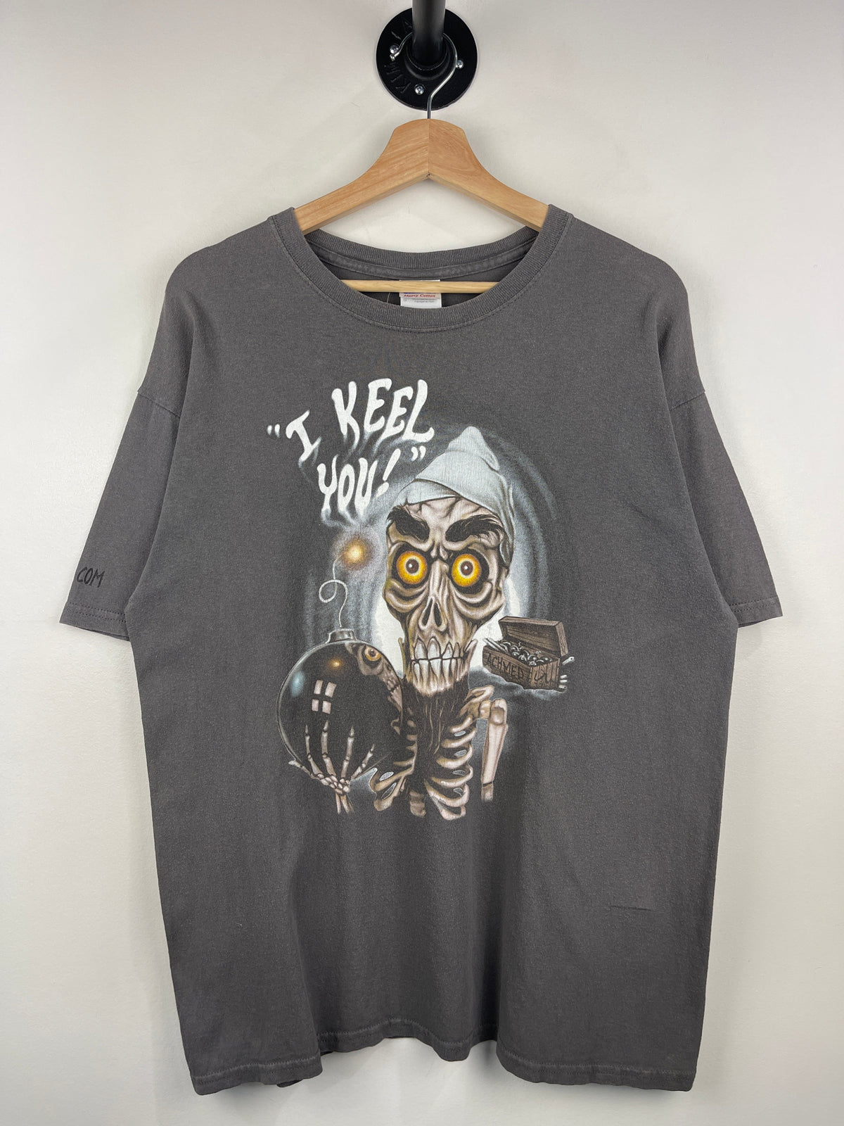 Vintage Jeff Dunham I Keel You! Art Grey Tee