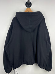 Vintage Harley Davidson Embroidered Black Zip Up Hoodie