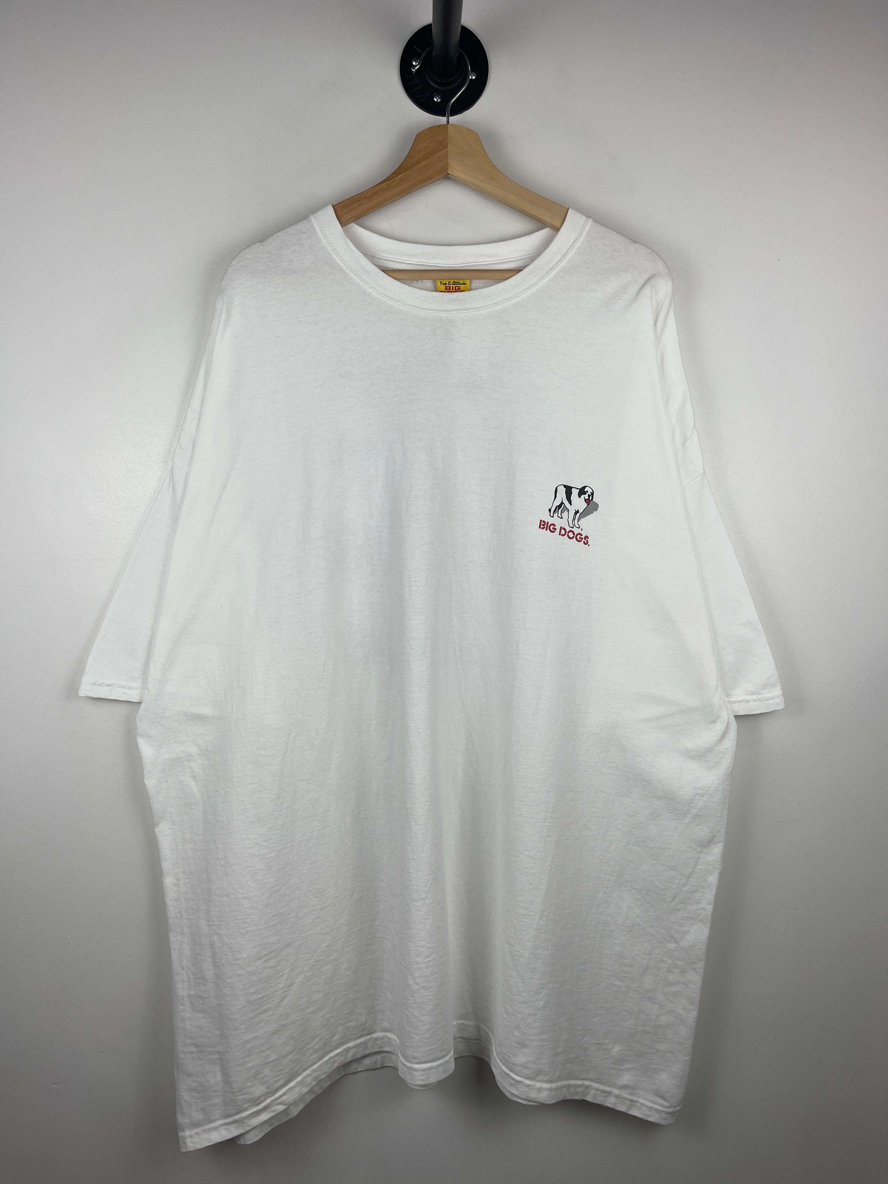 Vintage Big Dogs Honey Sorry I Came Home Half Drunk Beer White Tee