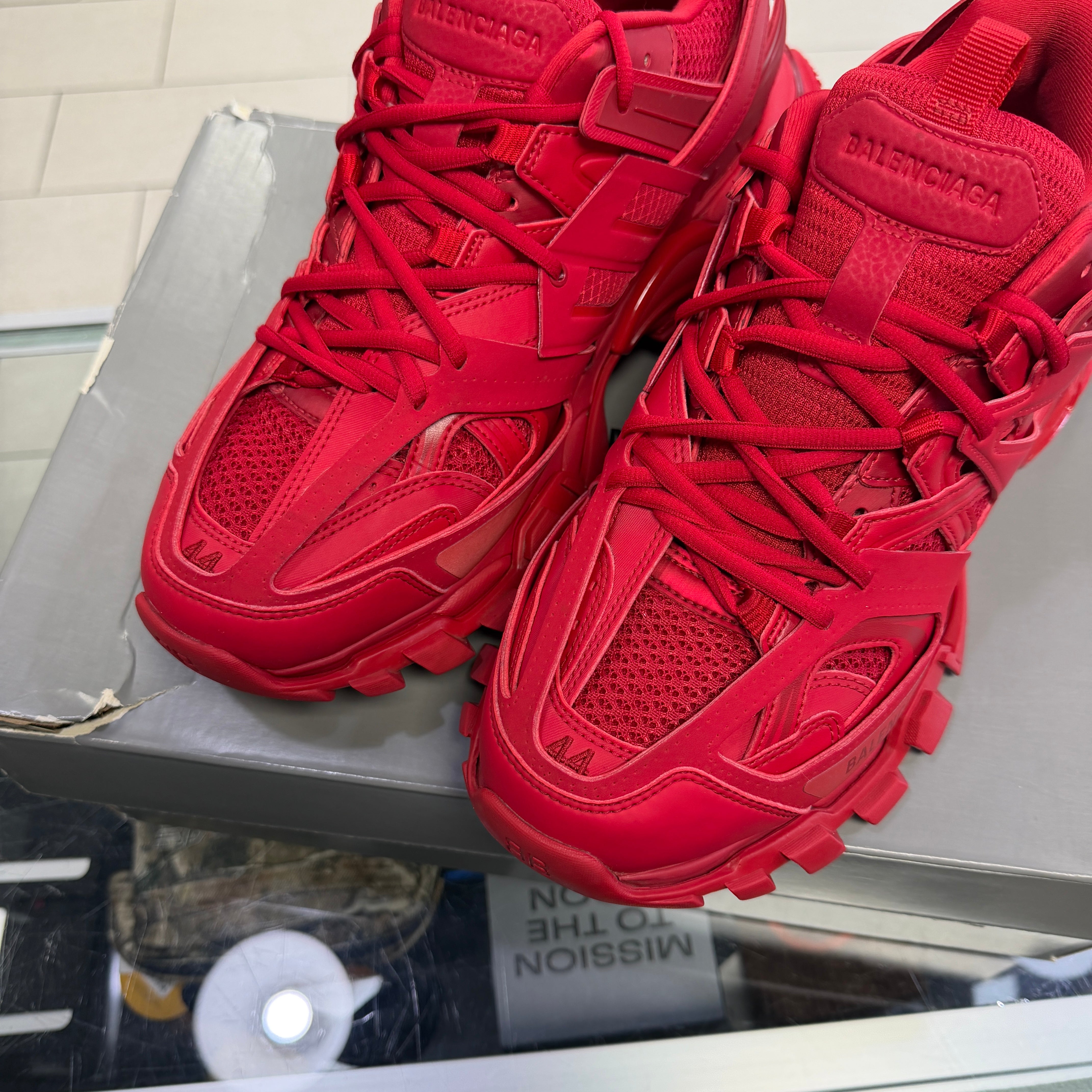 Balenciaga Track Trainer Red
