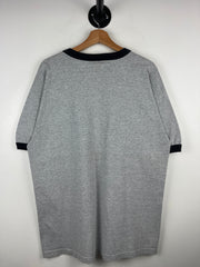 Vintage Chevrolet Nova SS One Bad 69 Grey Ringer Tee