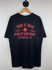 Vintage Harley Davidson Jester Kentucky Black Tee