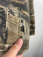 Vintage Guide Series Real Tree Camo Zip Up Hoodie