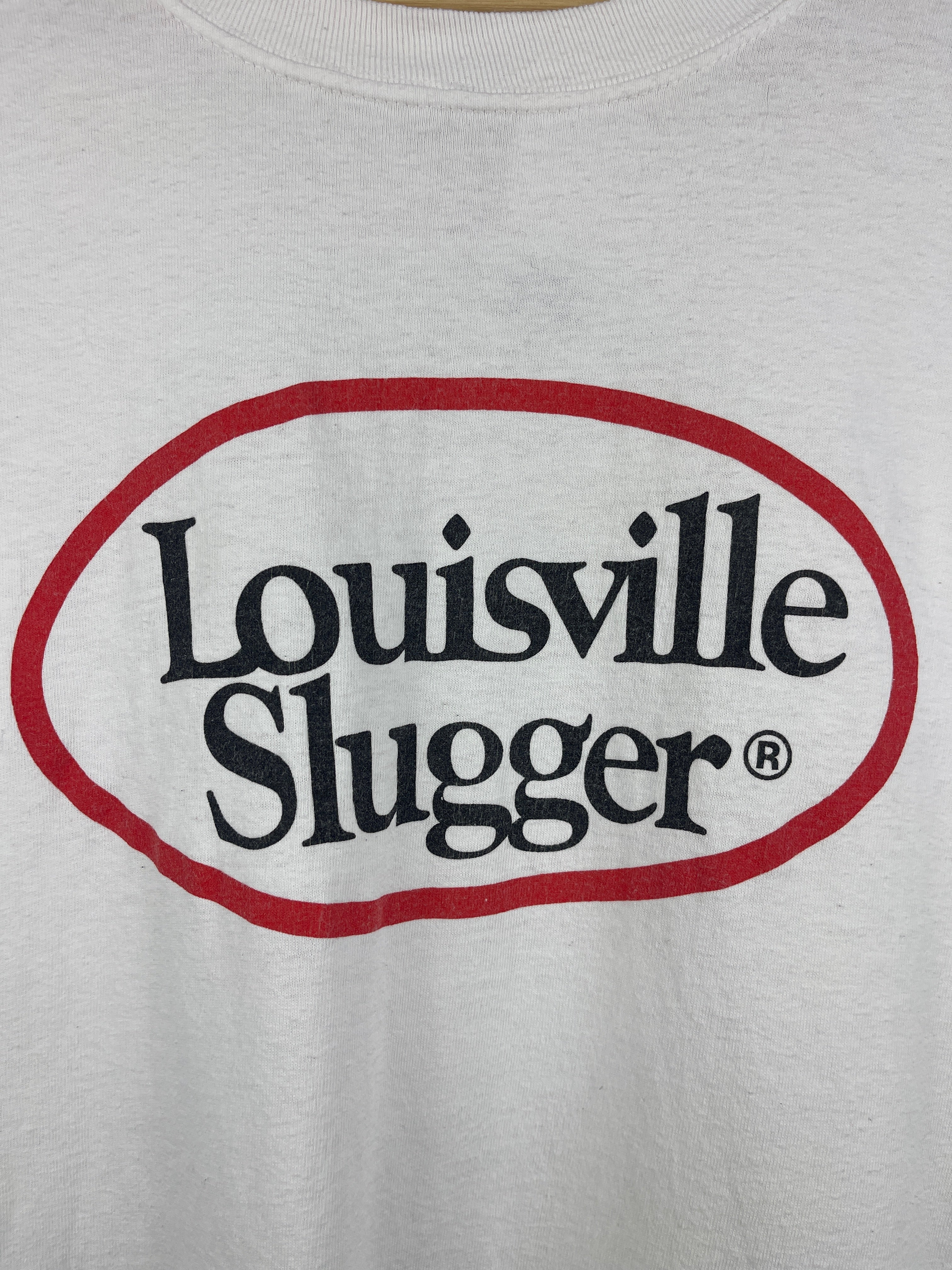 Vintage Louisville Slugger Baseball Bat White Tee