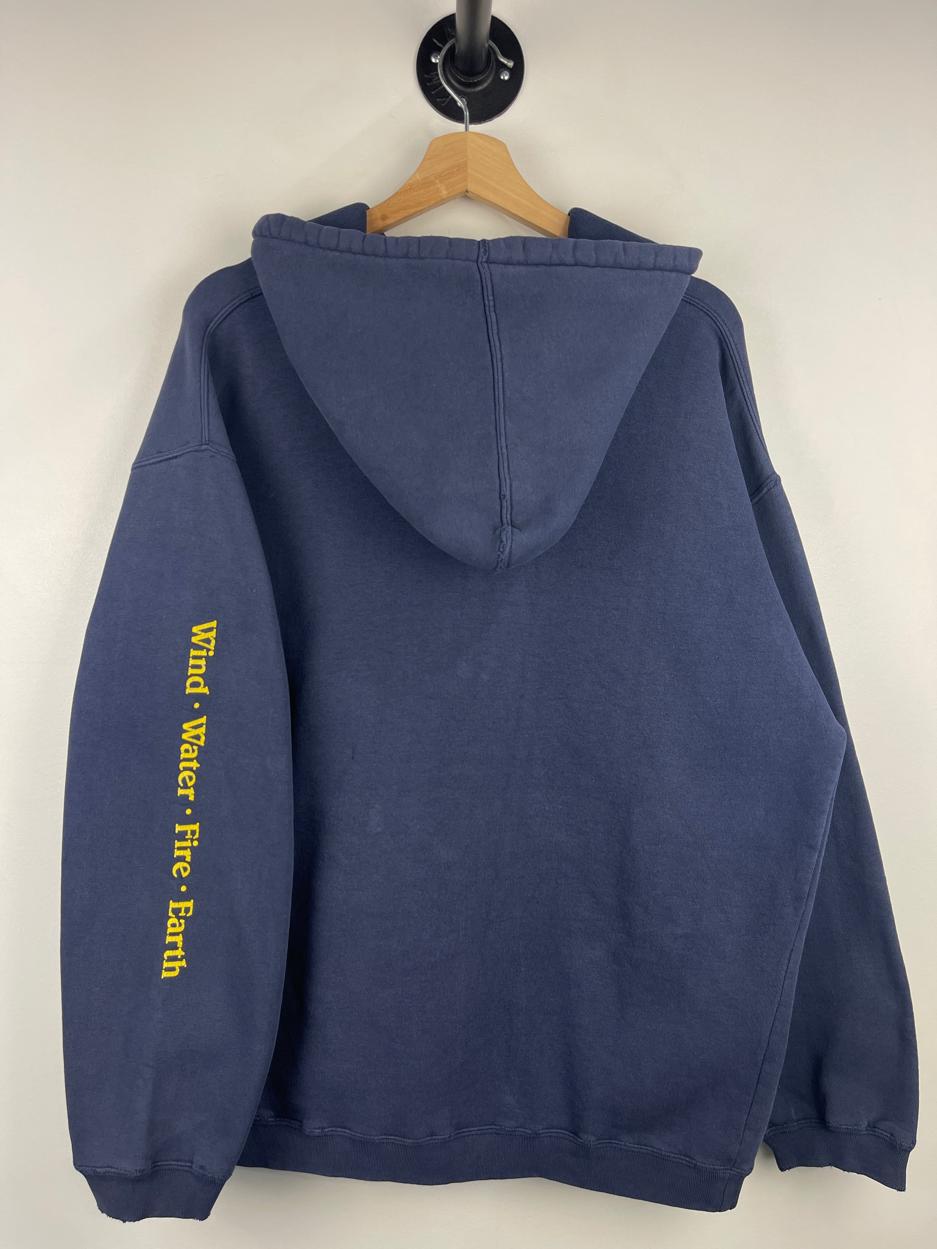 Vintage Element Skateboards Wind Water Fire Earth Navy Hoodie