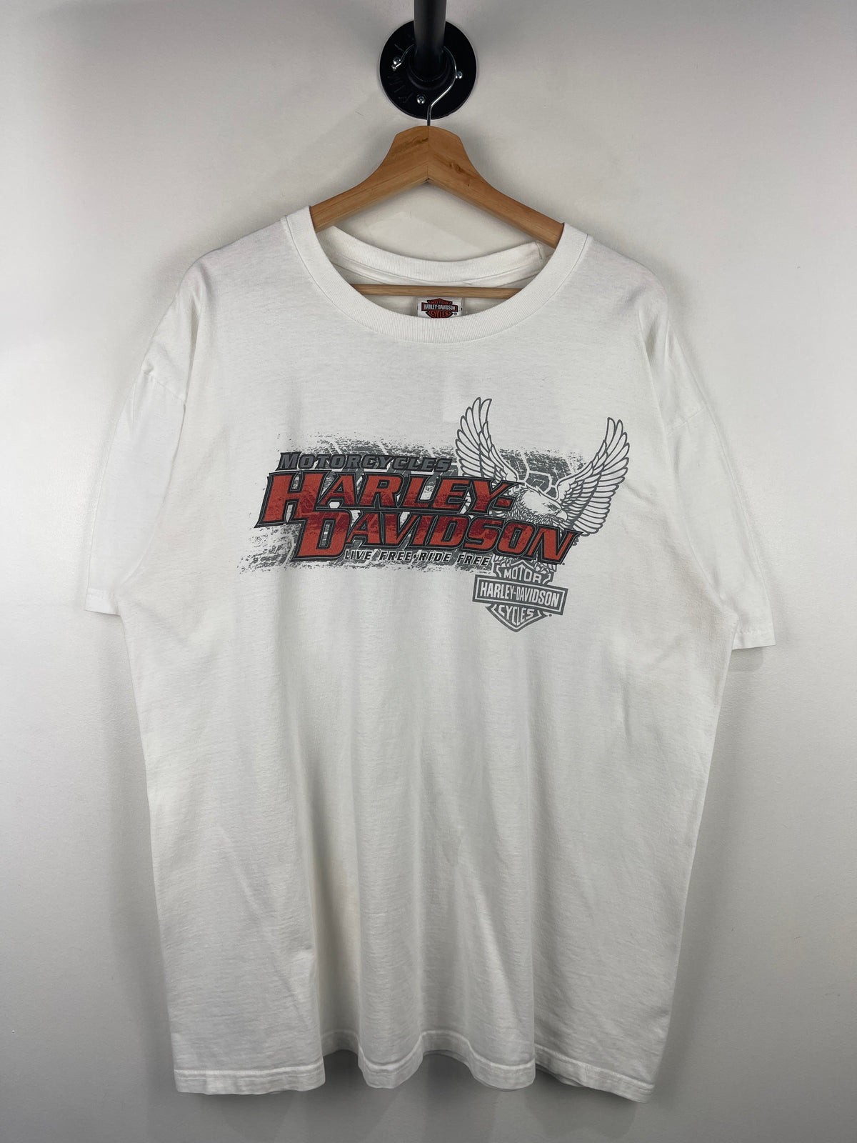 Vintage Harley Davidson Eagle Florida White Tee