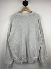 Vintage 90s US Navy Spellout Grey Crewneck