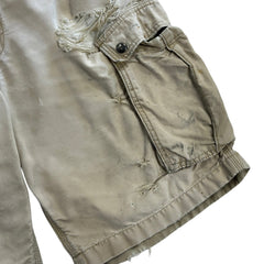 Vintage Carhartt Thrashed Light Brown Cargo Shorts