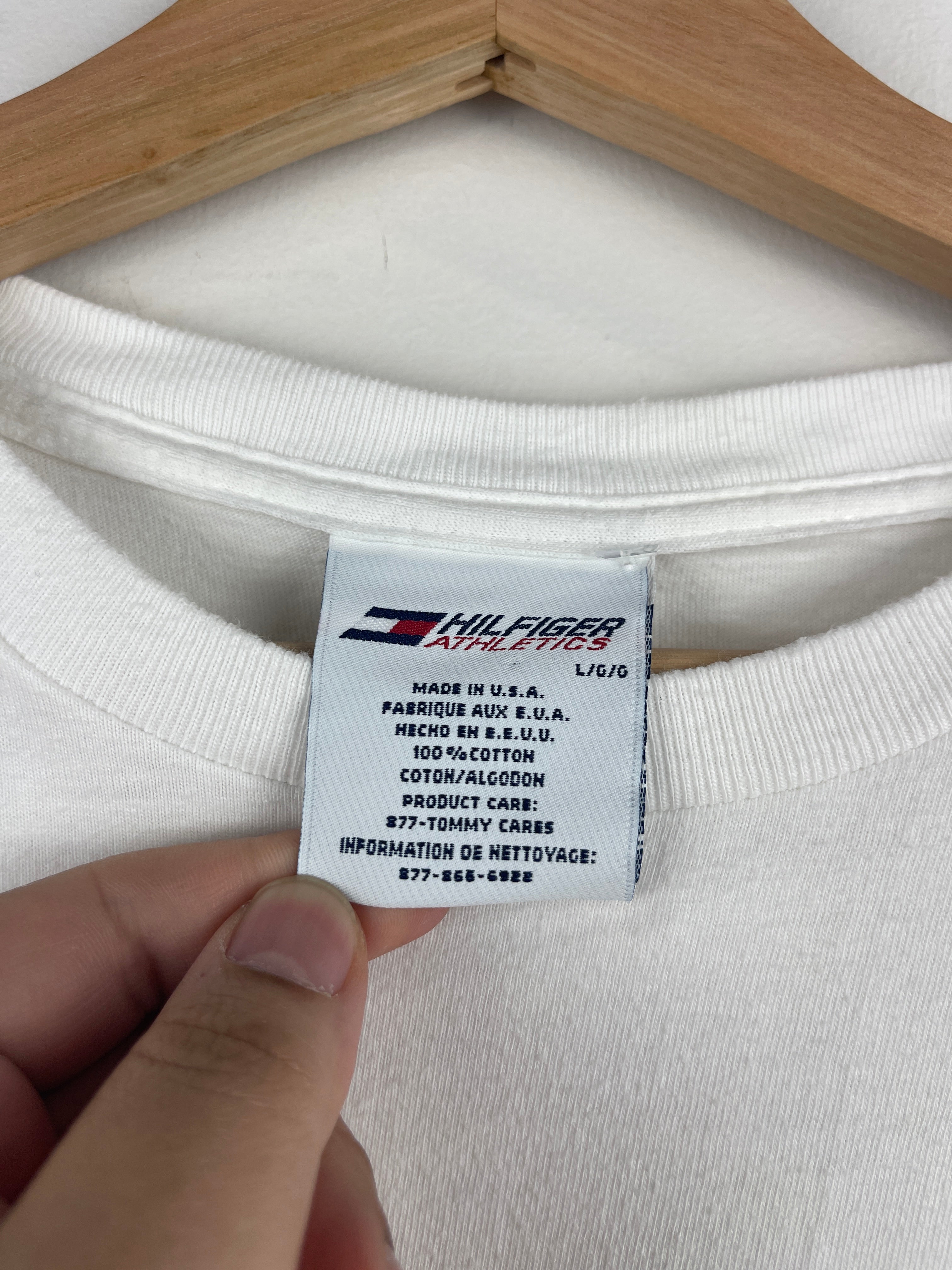Vintage 90s Tommy Hilfiger Athletics White Tee