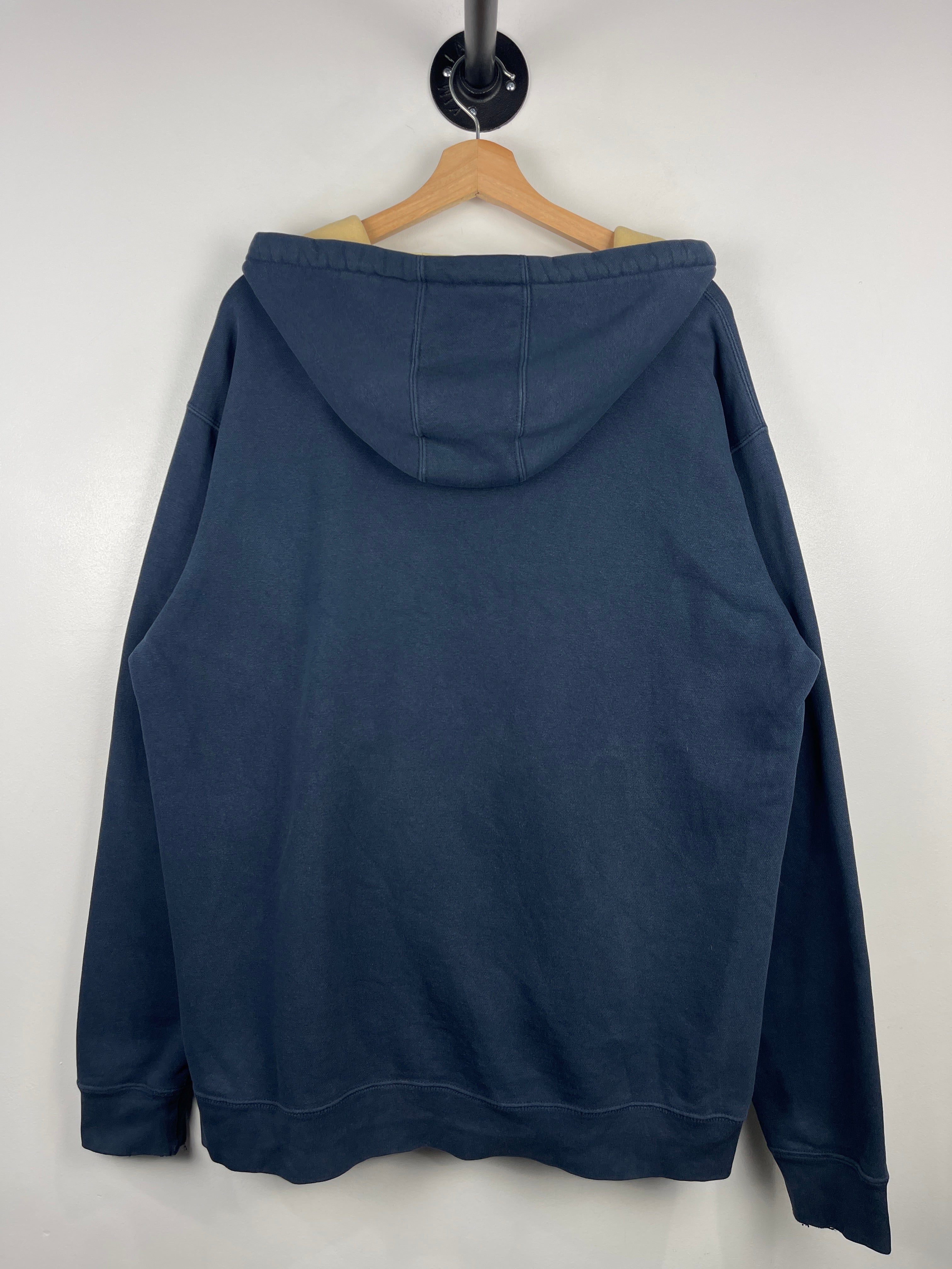 Vintage Champs Notre Dame Fightin Irish Embroidered Navy Hoodie