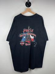 Vintage Harley Davidson Paris Texas Black Tee