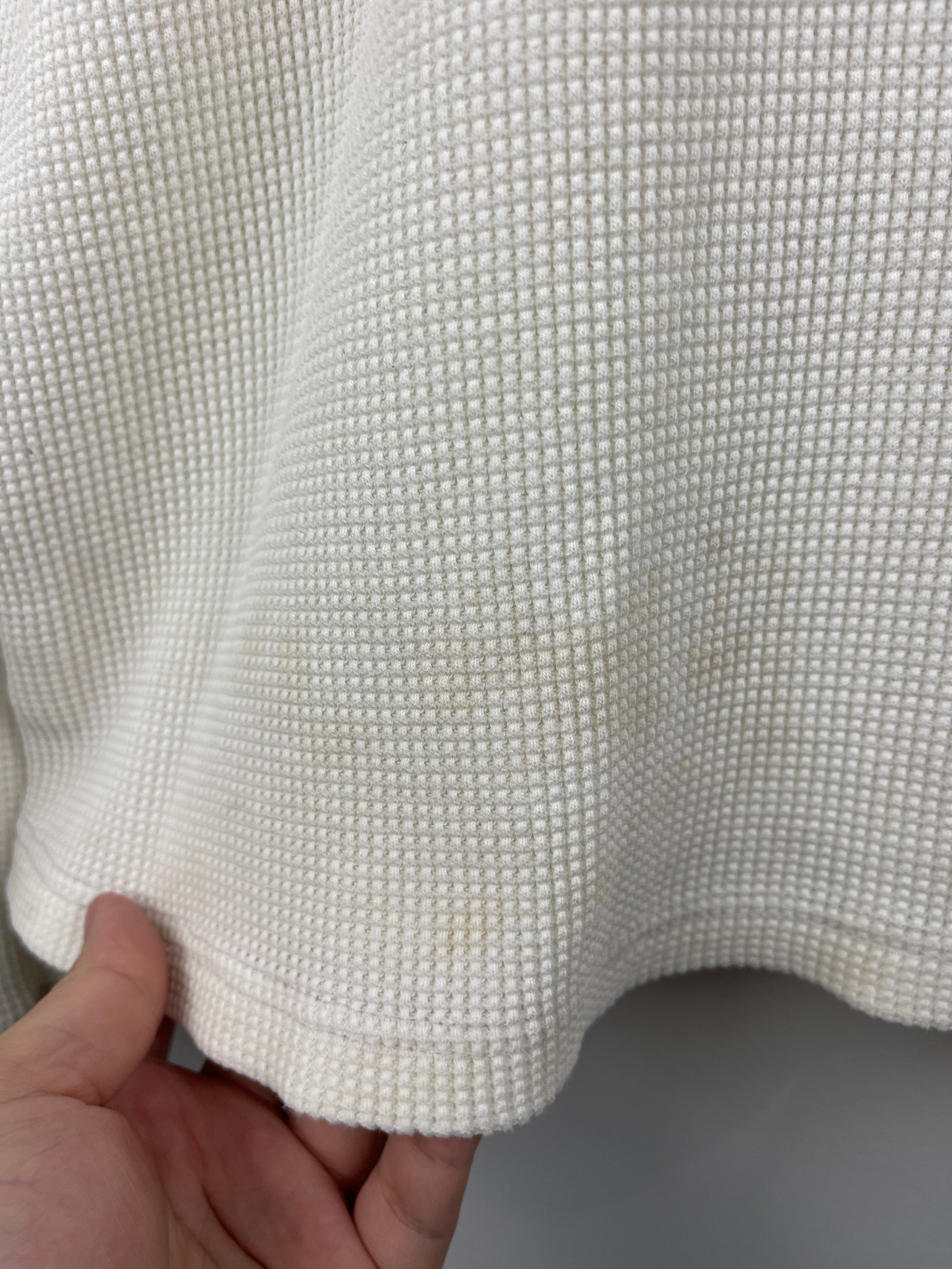 Vintage Eddie Bauer White Thermal Long Sleeve