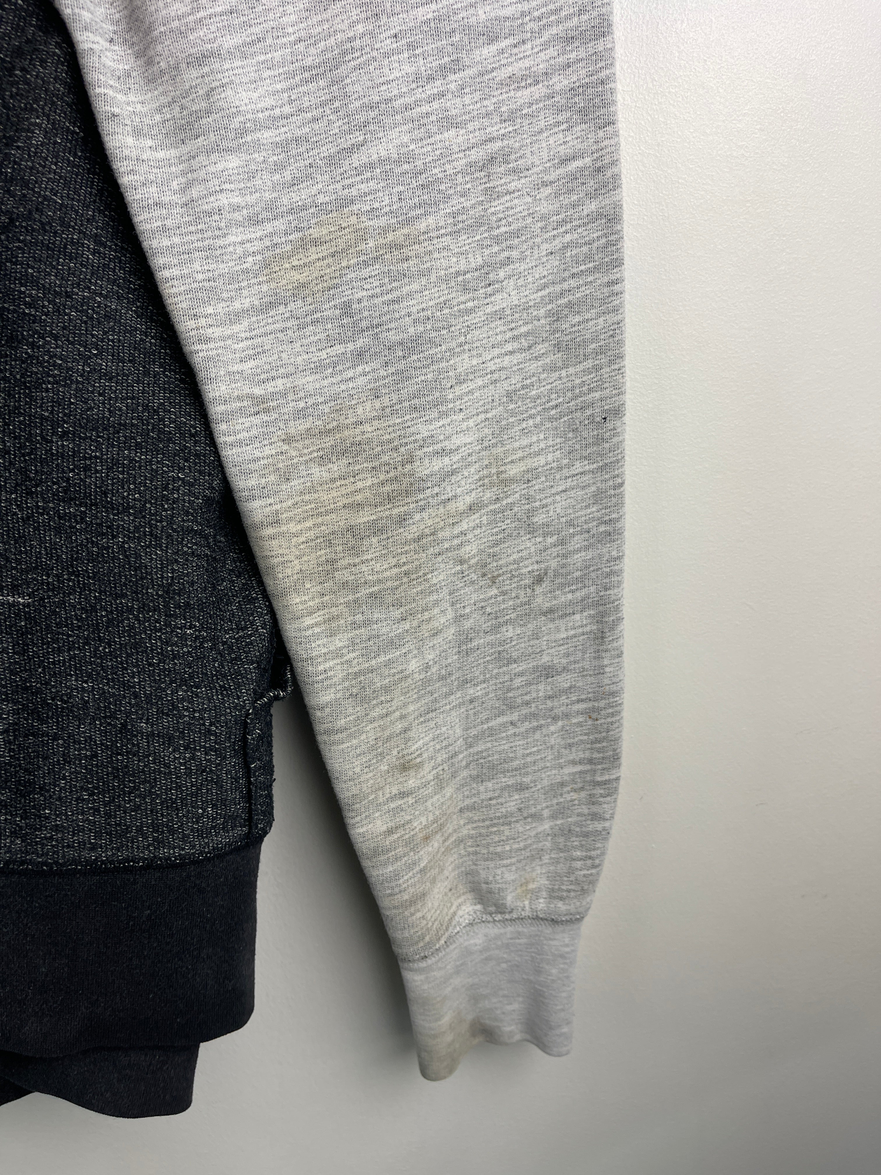 Vintage Harley Davidson Wisconsin Embroidered Grey & Black Zip Up Hoodie