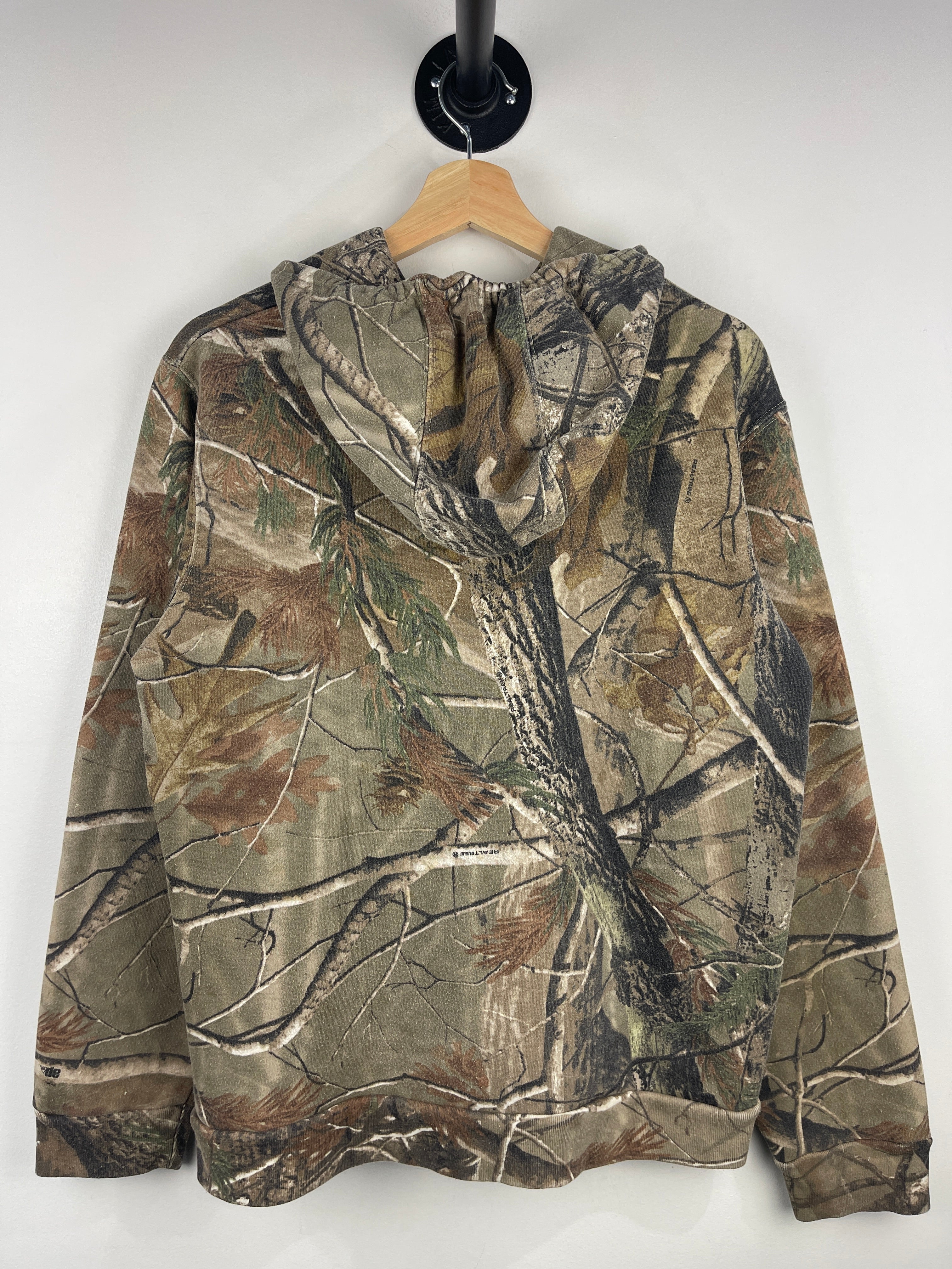 Vintage Guide Series Real Tree Camo Zip Up Hoodie
