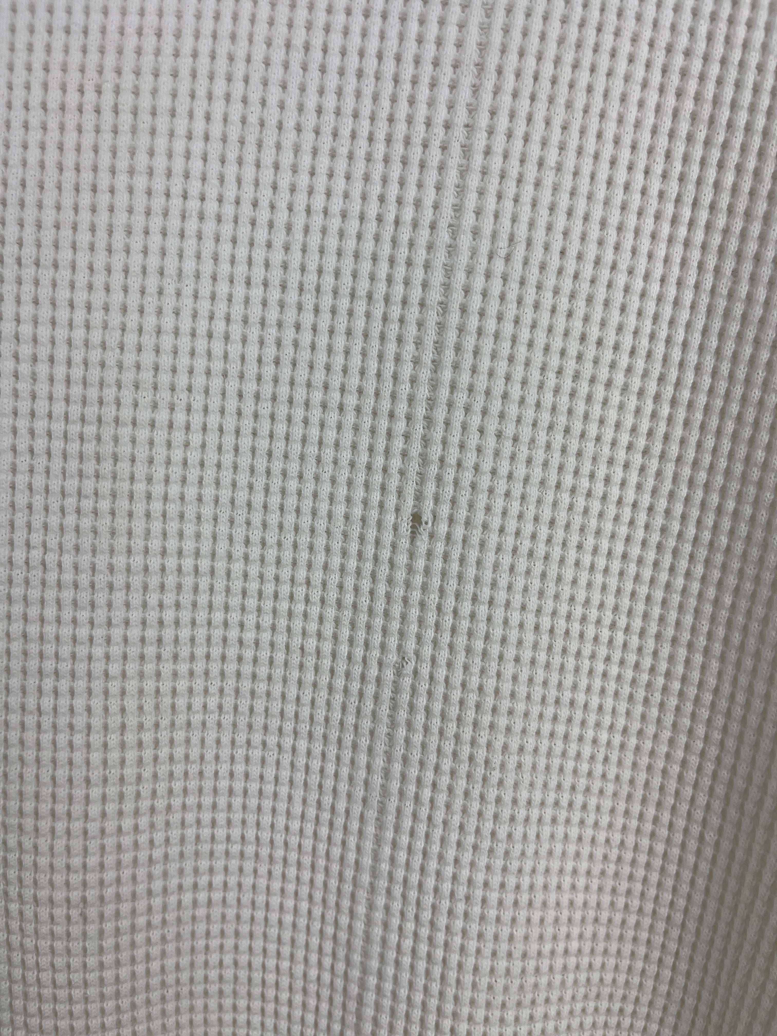 Vintage 90s Sun Wear White Thermal Long Sleeve