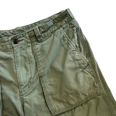 Vintage Eddie Bauer Green Military Shorts