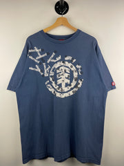 Vintage Element Skateboards Navy Tee