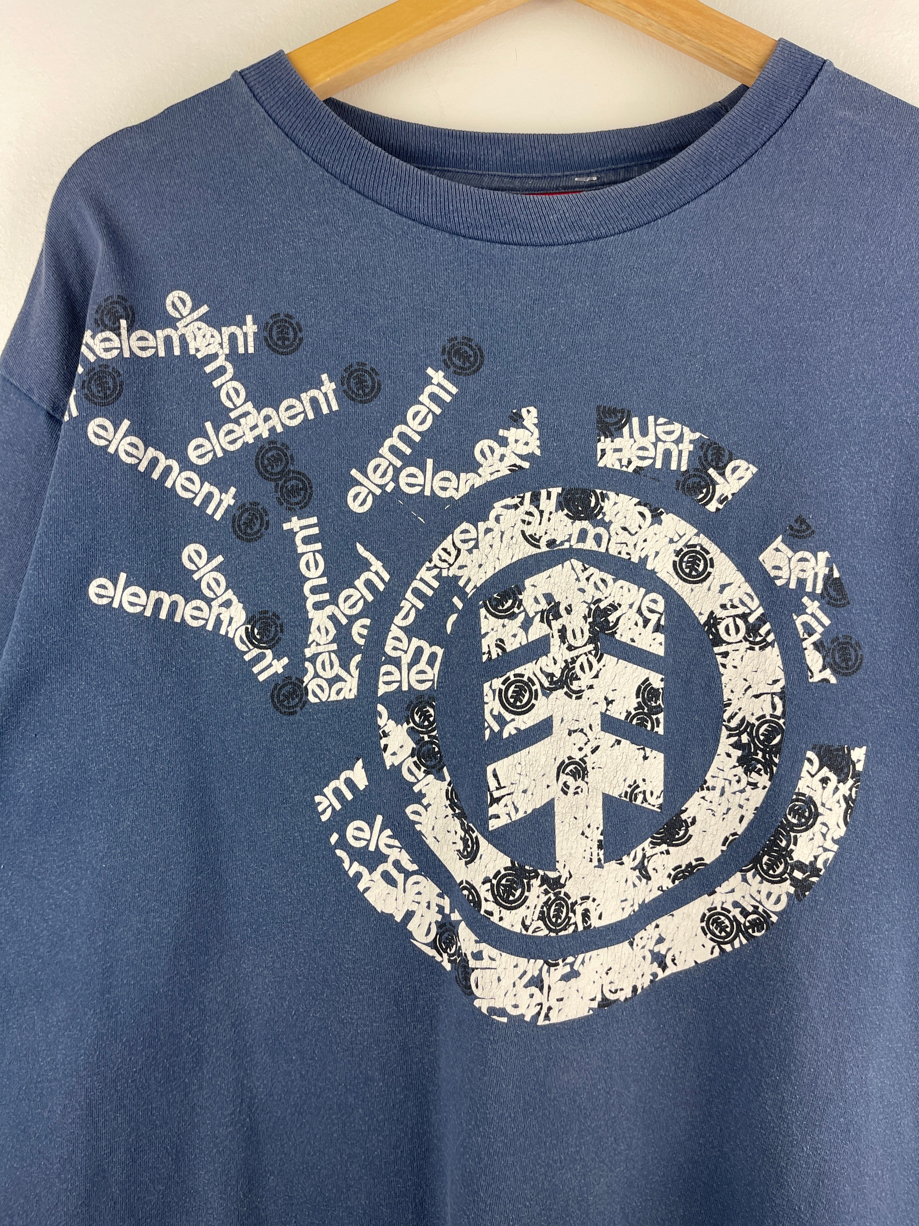 Vintage Element Skateboards Navy Tee