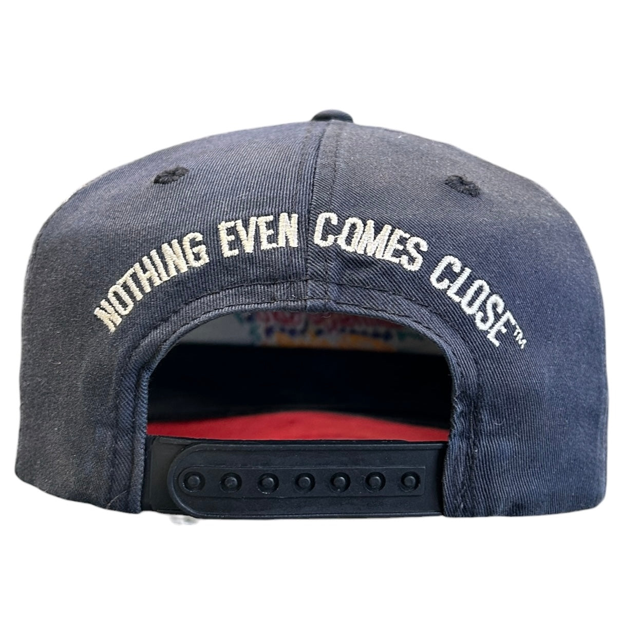 Vintage 90s Snap On Racing Black & Red Snapback Hat