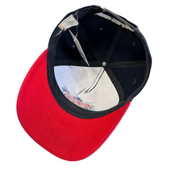 Vintage 90s Snap On Racing Black & Red Snapback Hat